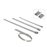 White light stainless steel cable tie BZ-C series